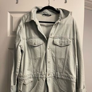 Zara jean dress XL never worn